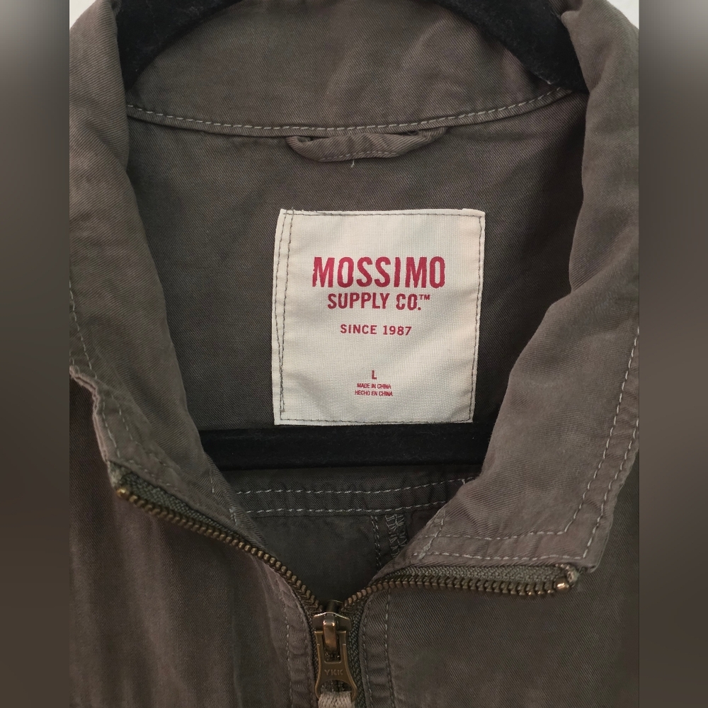 Mossimo Supply Co. Olive Green Zip Jacket